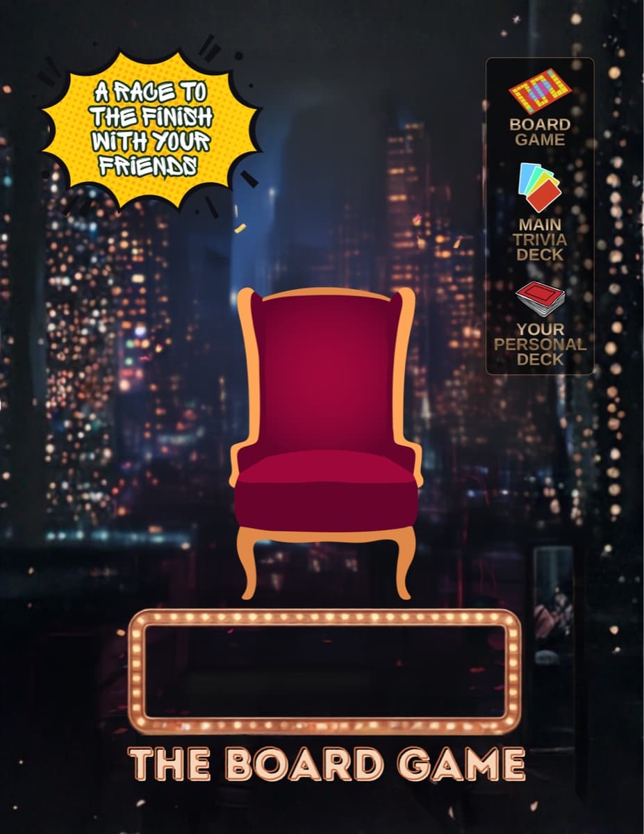 The cover of YOU: The Board Game, before personalisation